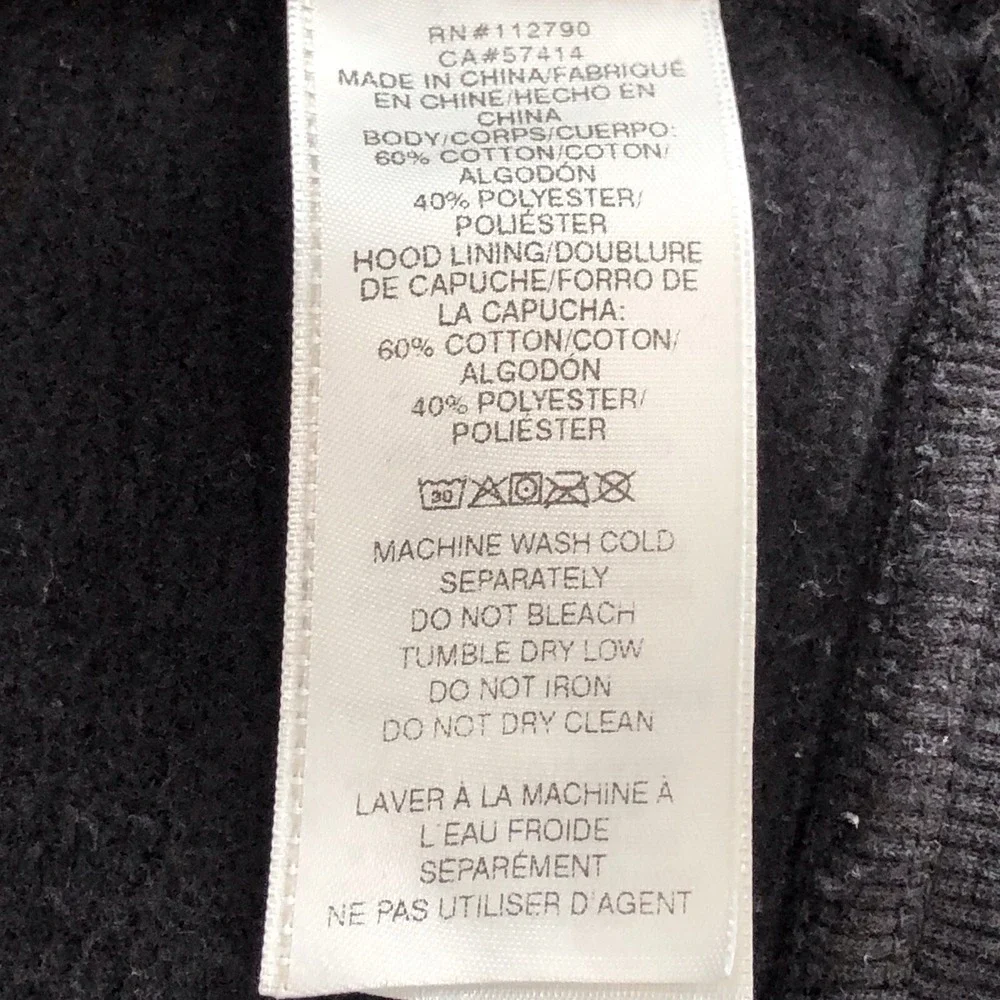 True Religion Buddha‎ Hoodie Men's Large Black Full Zip Graphic Streetwear Y2K